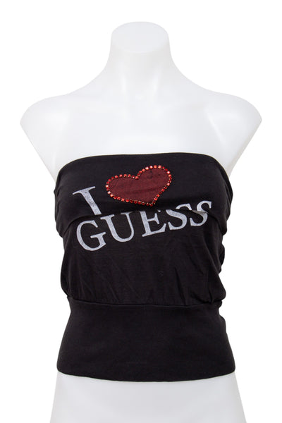 #001 Guess Tube Top Black | c. 201 | Size 6