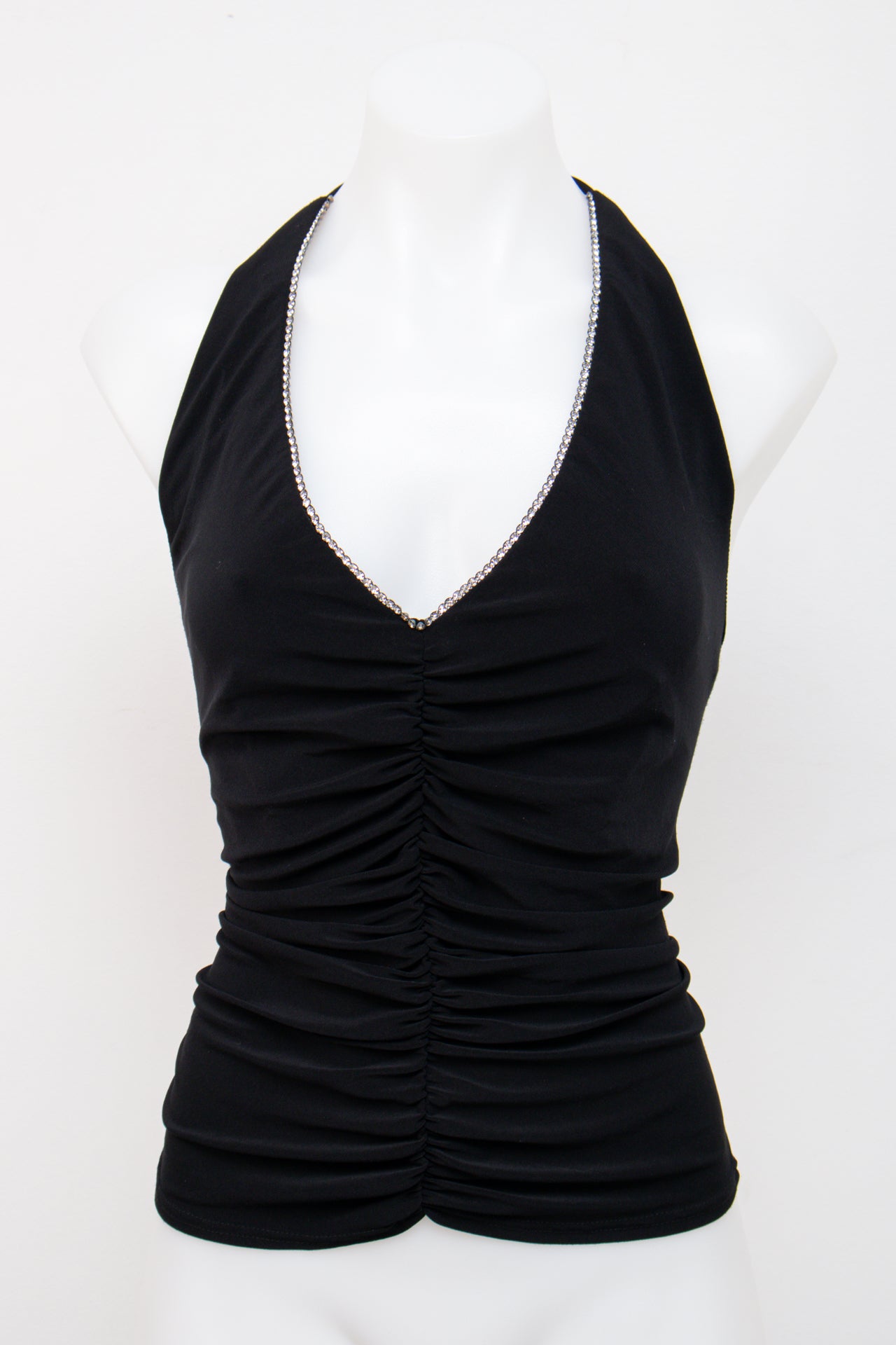 #015 Mr K Halter Top Black | c. 202 | Size 10