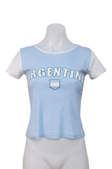 #152 Miss Sport Baby Tee Blue | c. 211 | Size 8