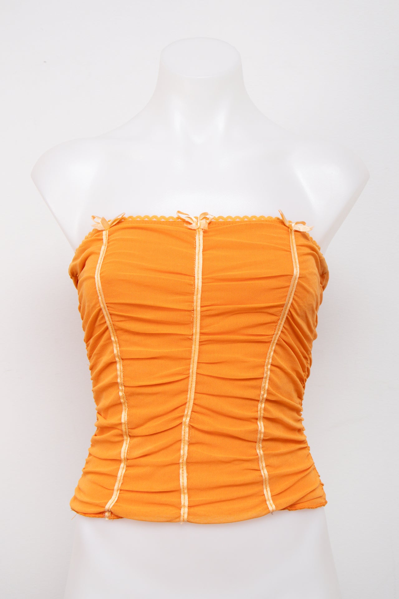 #100 Specchio Side Woman Camisole Top Orange | c. 206 | Size 6