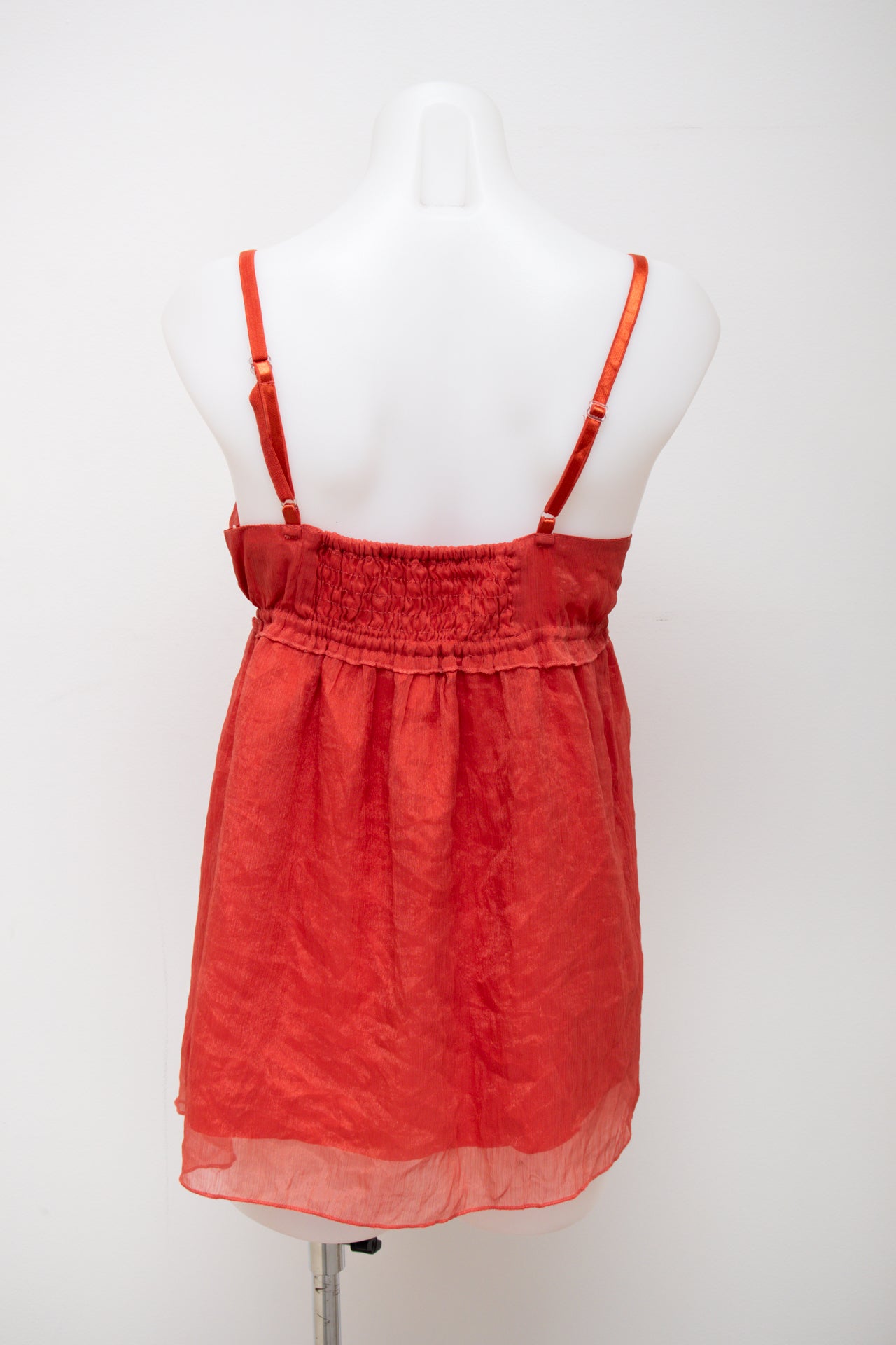#100 Florae Cami Top Red | c. 194 | Size 8