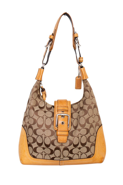 #204 Coach Shoulder Bag Brown | c. 194 | Size