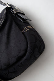 #180 Coach Shoulder Bag Black | c. 200 | Size