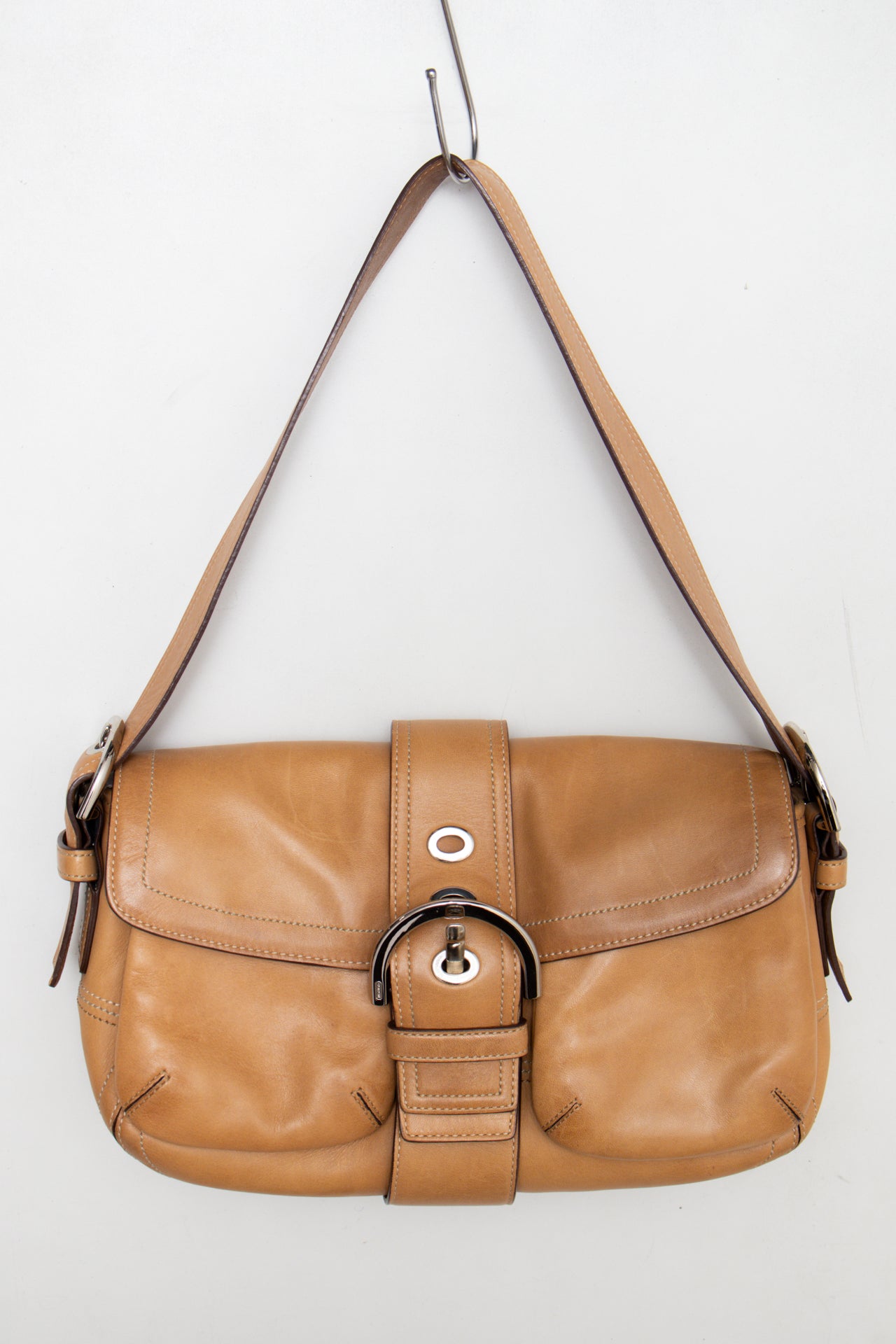 #161 Coach Shoulder Bag Brown | c. 187 | Size