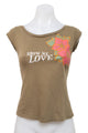 #161 Bsk T-shirt Brown | c. 206 | Size 8
