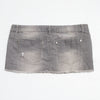 #148 Uk2la Denim Mini Skirt Gray | c. 200 | Size 12