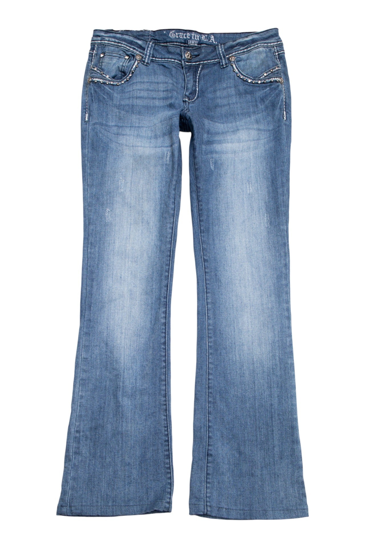 #073 Grace In L.a. Jeans Blue | c. 206 | Size 12