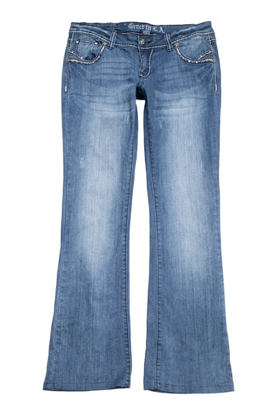 #073 Grace In L.a. Jeans Blue | c. 206 | Size 12