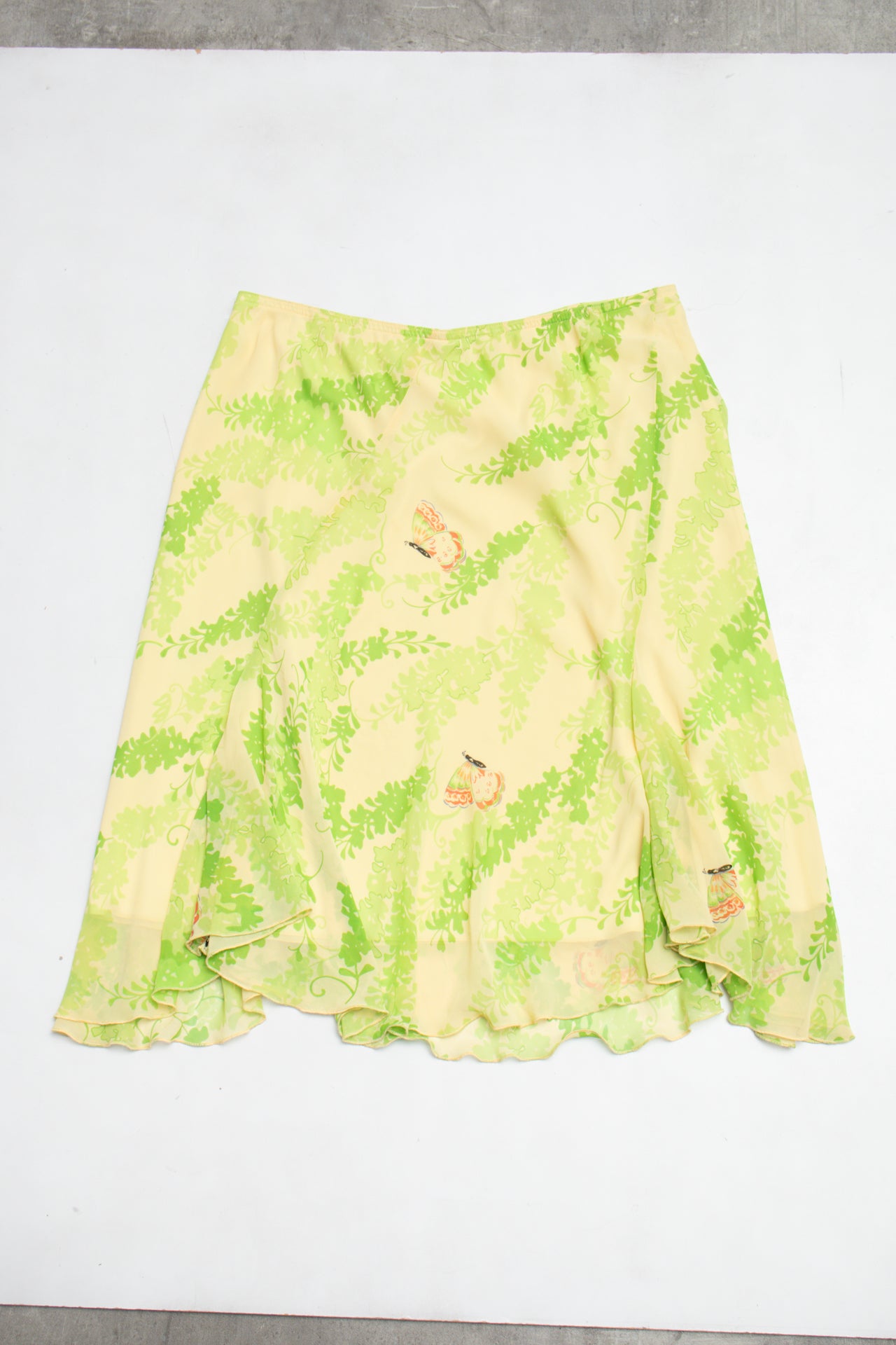 #102 Fiorucci Long Skirt Yellow | c. 213 | Size 12