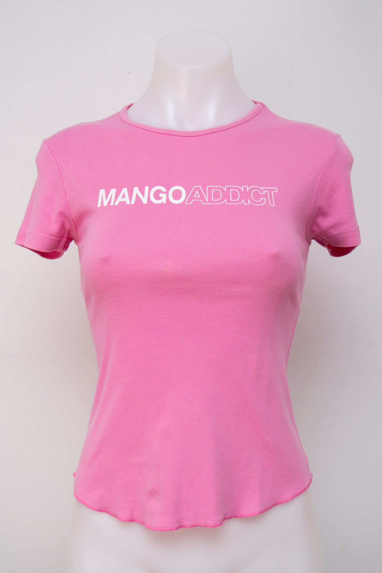 #078 Mango T-shirt Pink | c. 199 | Size 8