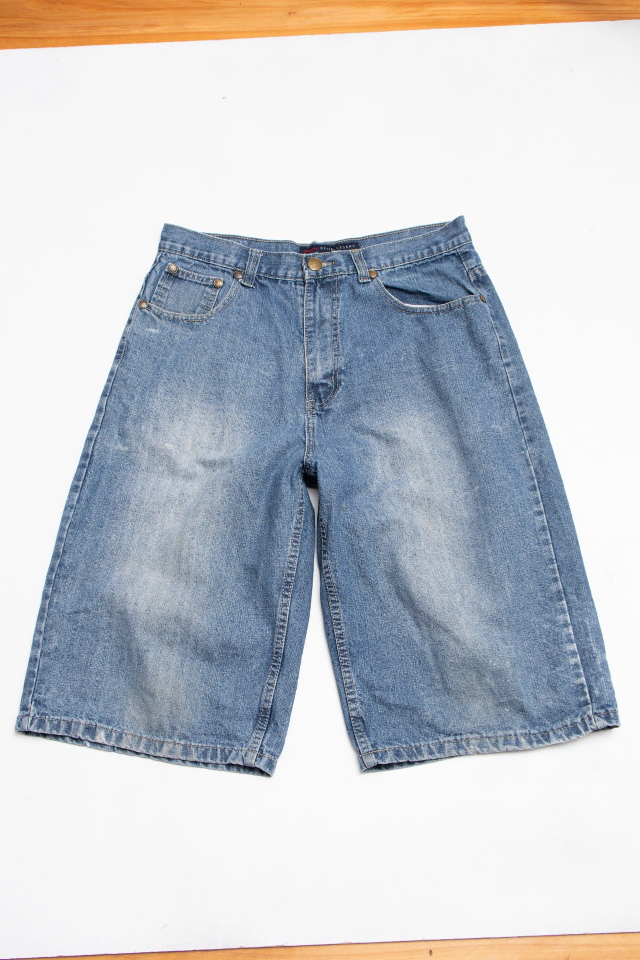 #084 Brooklyn Express Jort Blue | c. 211 | Size 10