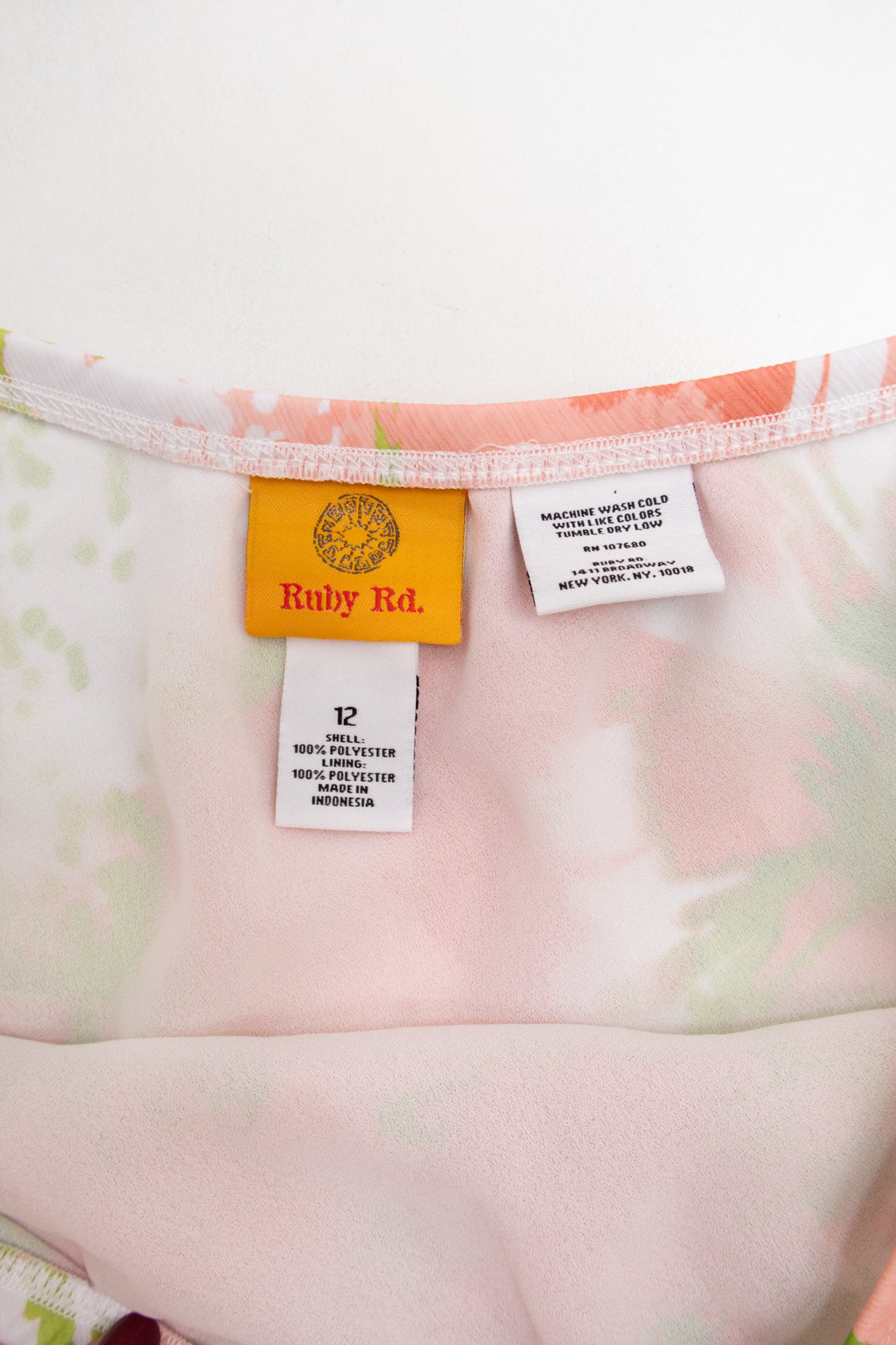 #104 Ruby Rd. Long Skirt Pink | c. 213 | Size 8