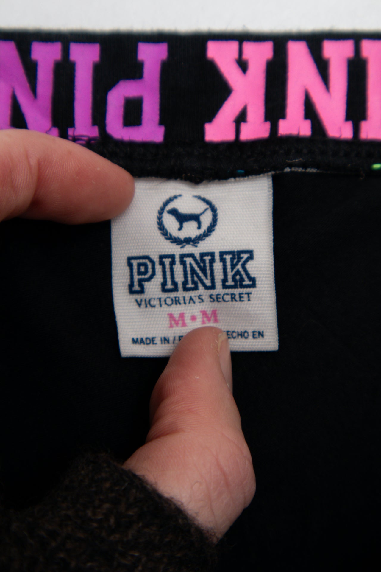 #112 Pink Victoria's Secret Shorts Black | c. 202 | Size 10