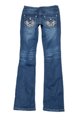 #120 Zipper Jeans Blue | c. 212 | Size 8