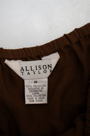 #112 Allison Taylor Skirt Brown | c. 193 | Size 10