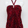 #004 Discreet Halter Top Red | c. 203 | Size 10
