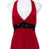 #110 Candie's Halter Top Red | c. 206 | Size 8