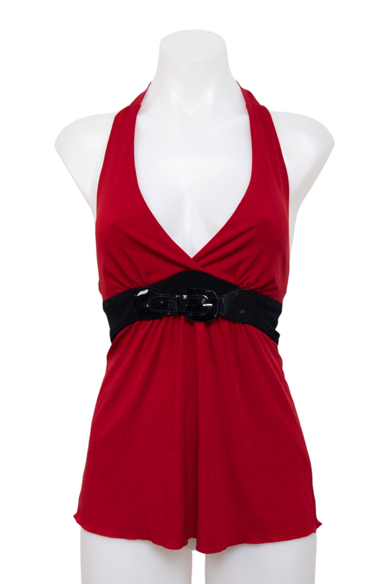 #110 Candie's Halter Top Red | c. 206 | Size 8