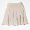 #113 Allen Allen LinenSkirt Beige | c. 193 | Size 10