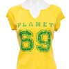 #66 T-shirt Yellow | c. 196 | Size 10