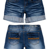 #144 Indigio Rein Denim Shorts Blue | c. 190 | Size 6