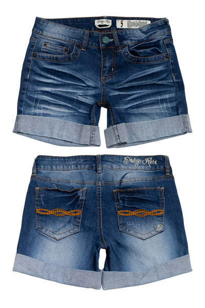 #144 Indigio Rein Denim Shorts Blue | c. 190 | Size 6