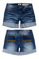 #144 Indigio Rein Denim Shorts Blue | c. 190 | Size 6