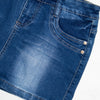 #166 Gourd Mini Skirt Blue | c. 209 | Size 8