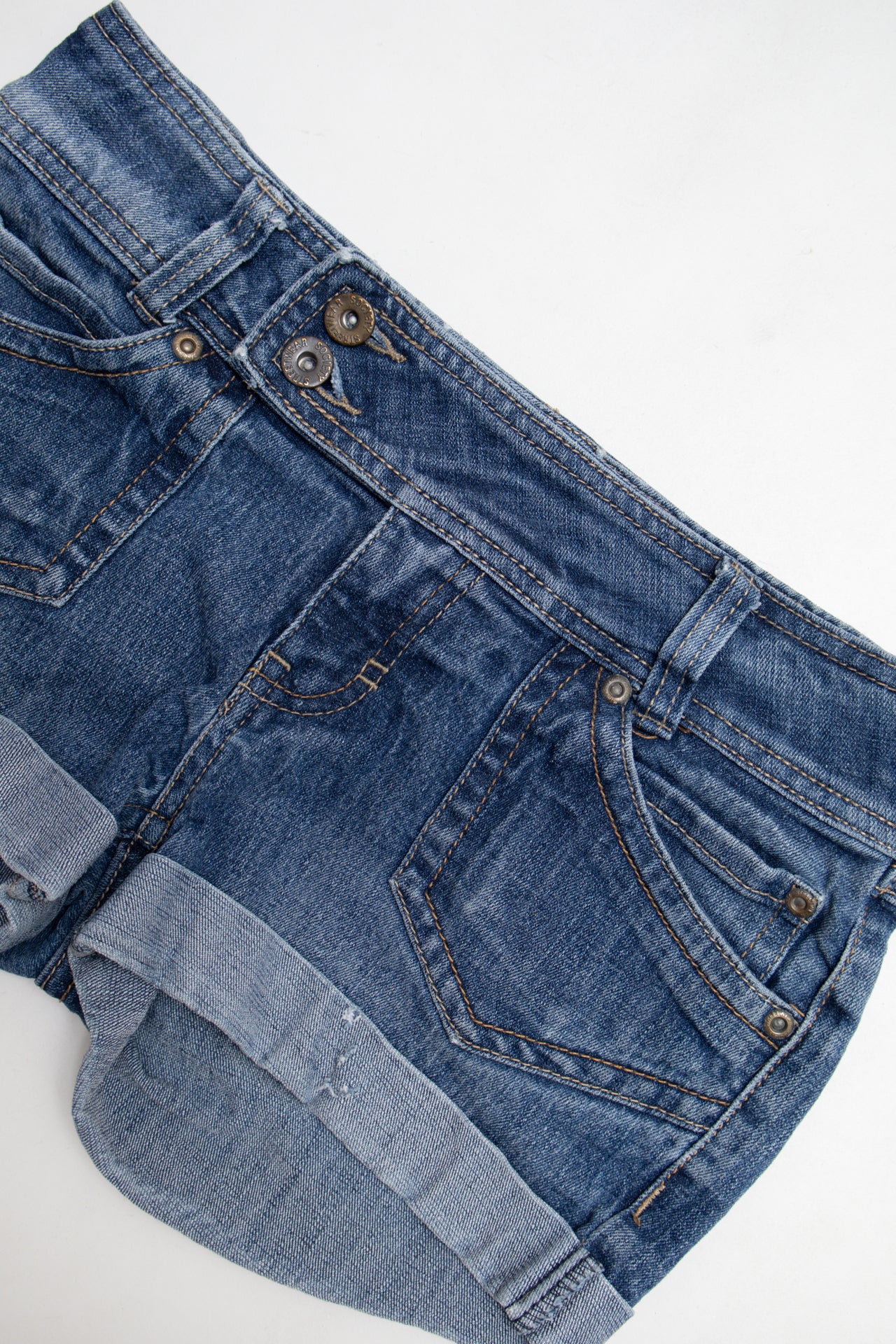 #084 Streetwear Society Booty Short Blue | c. 213 | Size 8