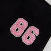 #173 Pink Pants Black | c. 196 | Size 6