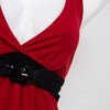 #110 Candie's Halter Top Red | c. 206 | Size 8