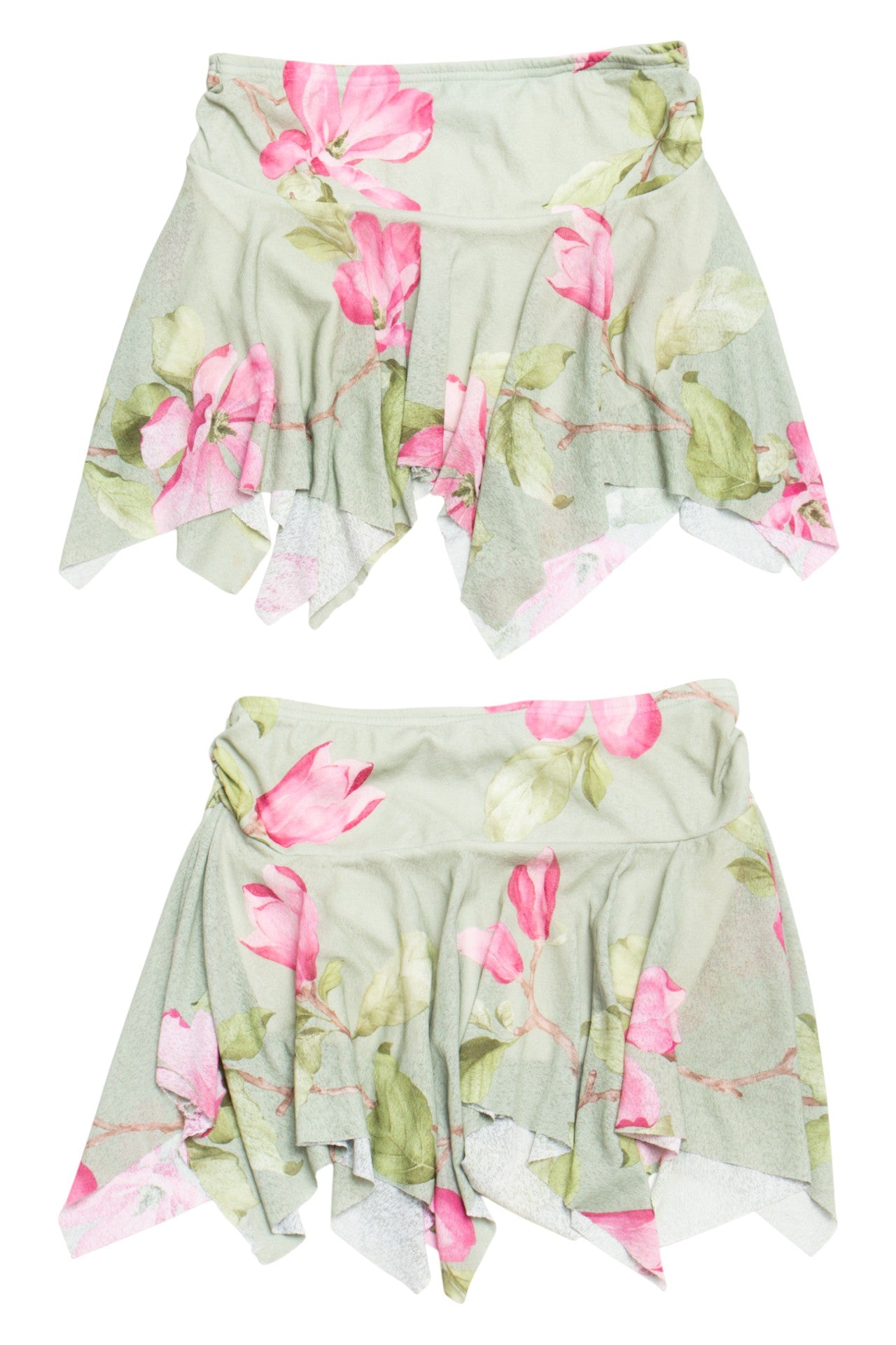 #107 Mind Games By Ike & Eddie Mini Skirt Green | c. 210 | Size 8