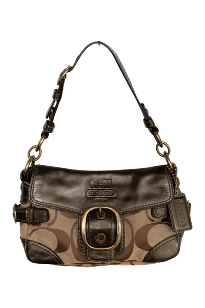 #188 Coach Shoulder Bag Brown | c. 198 | Size