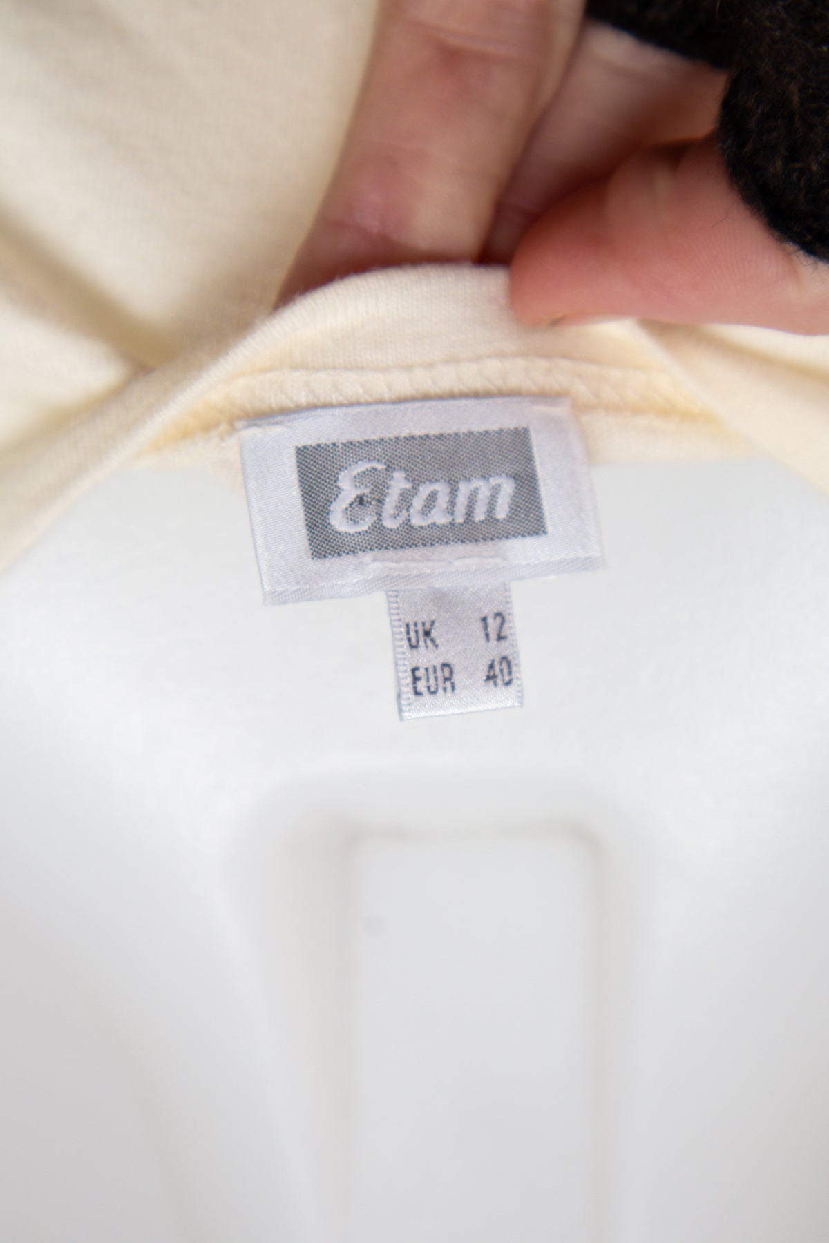 #072 Etam T-shirt White | c. | Size 10/12