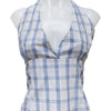 # Halter Top Blue | c. 189 | Size 6/8