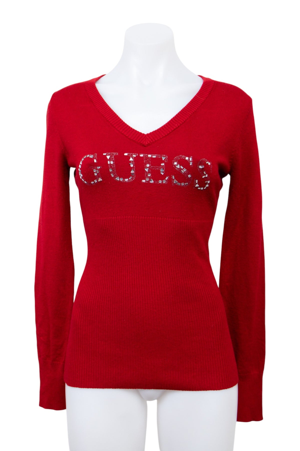 #101 Guess T-shirt Red | c. 207 | Size 8