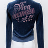 #97 Juicy Couture T-shirt Navy | c. 192 | Size 8