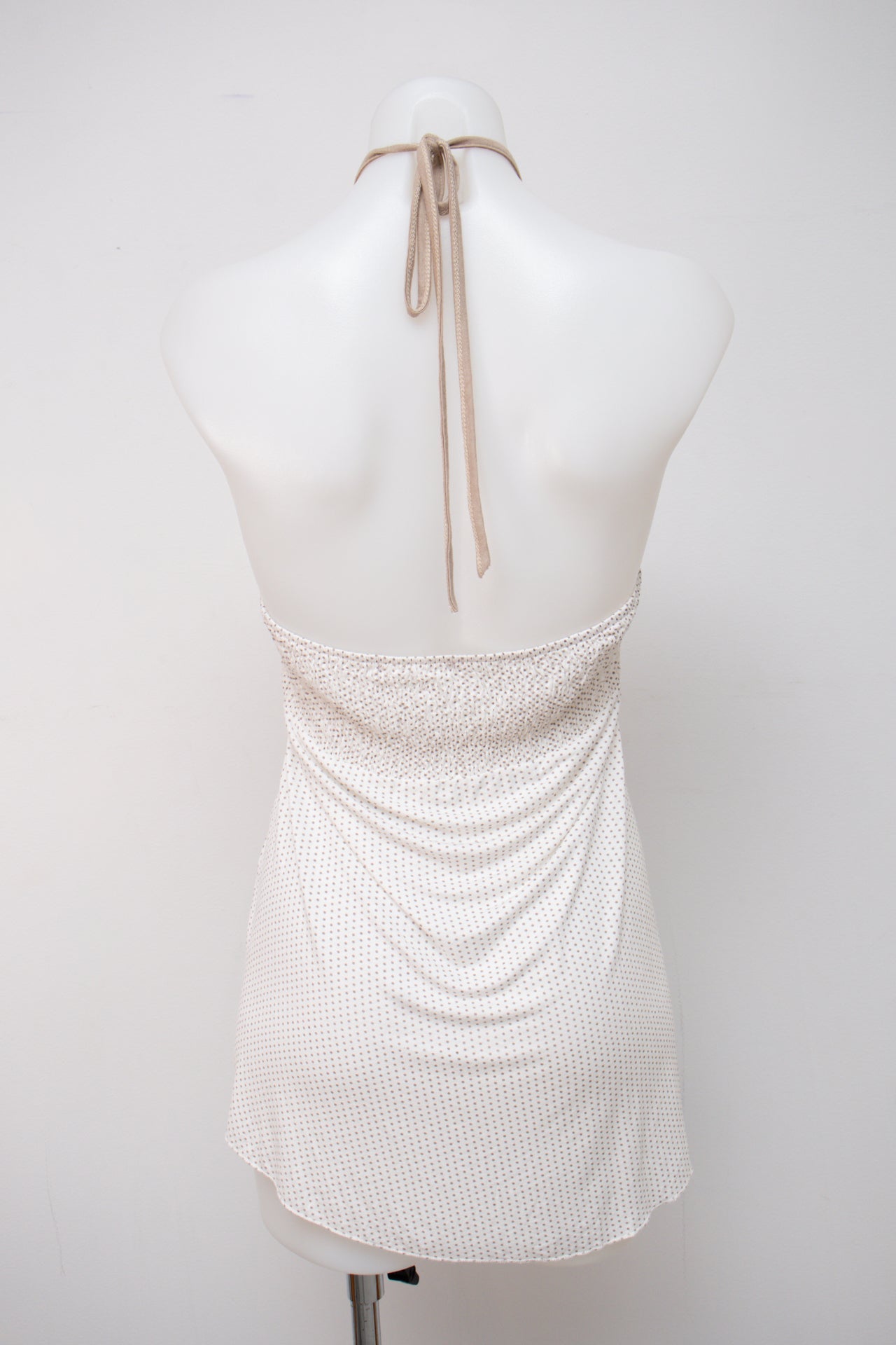 #001 Halter Top White | c. 199 | Size 12