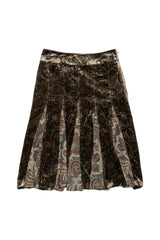 #095 Anne Taylor Loft Long Skirt Brown | c. 214 | Size 6