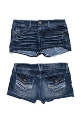 #077 Wallflower Booty Short Blue | c. 214 | Size 8/10
