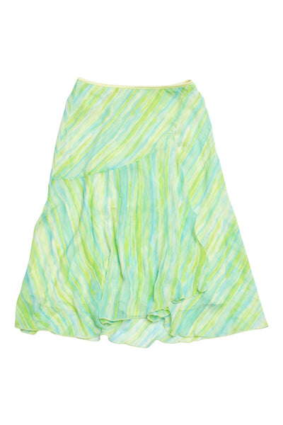 #142 Wrapper Skirt Green | c. 200 | Size 6