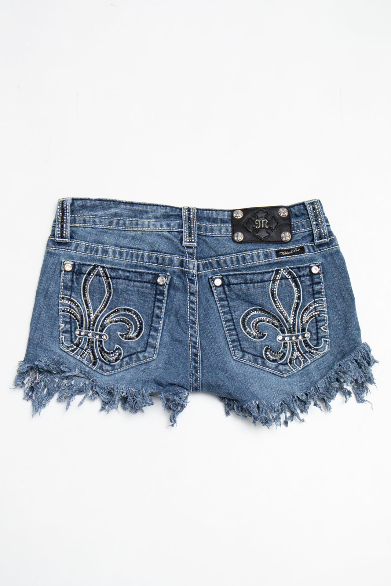 #124 Miss Me Booty Short Blue | c. 210 | Size 6
