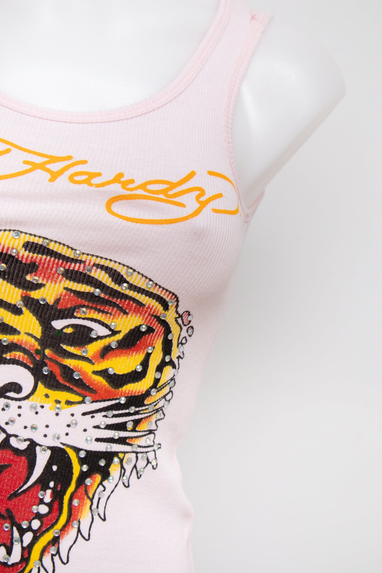 #52 Ed Hardy Tank Top Pink | c. 193 | Size 6/8