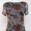 #099 Donna Gray T-shirt Brown | c. | Size 8