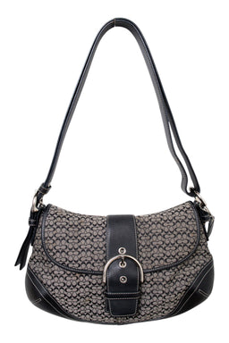 #216 Coach Shoulder Bag Black | c. 204 | Size