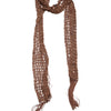 #195 Scarf Brown | c. 204 | Size