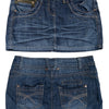 #185 House Of Deron Mini Skirt Blue | c. 188 | Size 12
