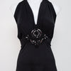 #041 Georgiou Studio Halter Top Black | c. 199 | Size 10