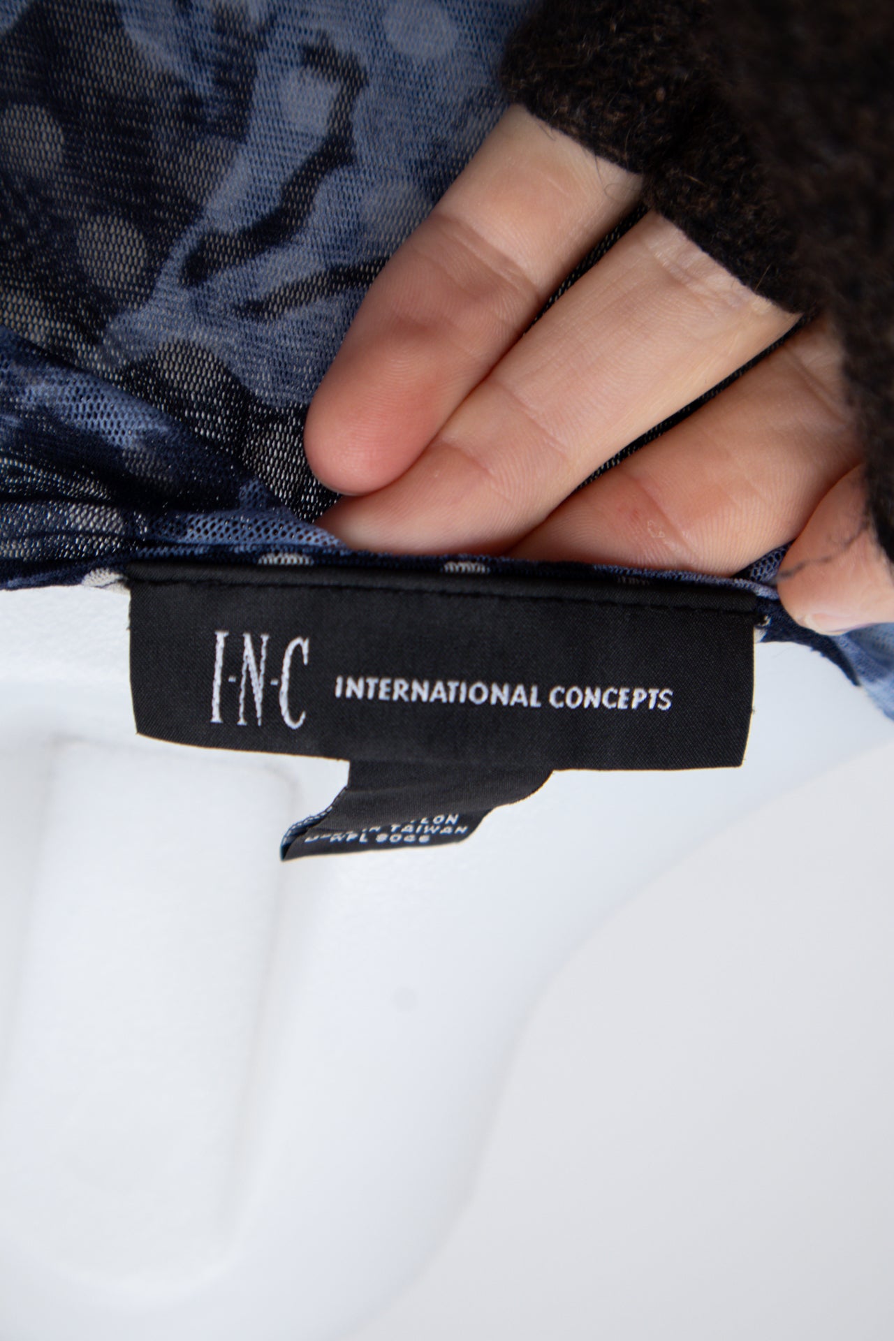 #071 Inc International Concepts T-shirt Blue | c. 200 | Size 10