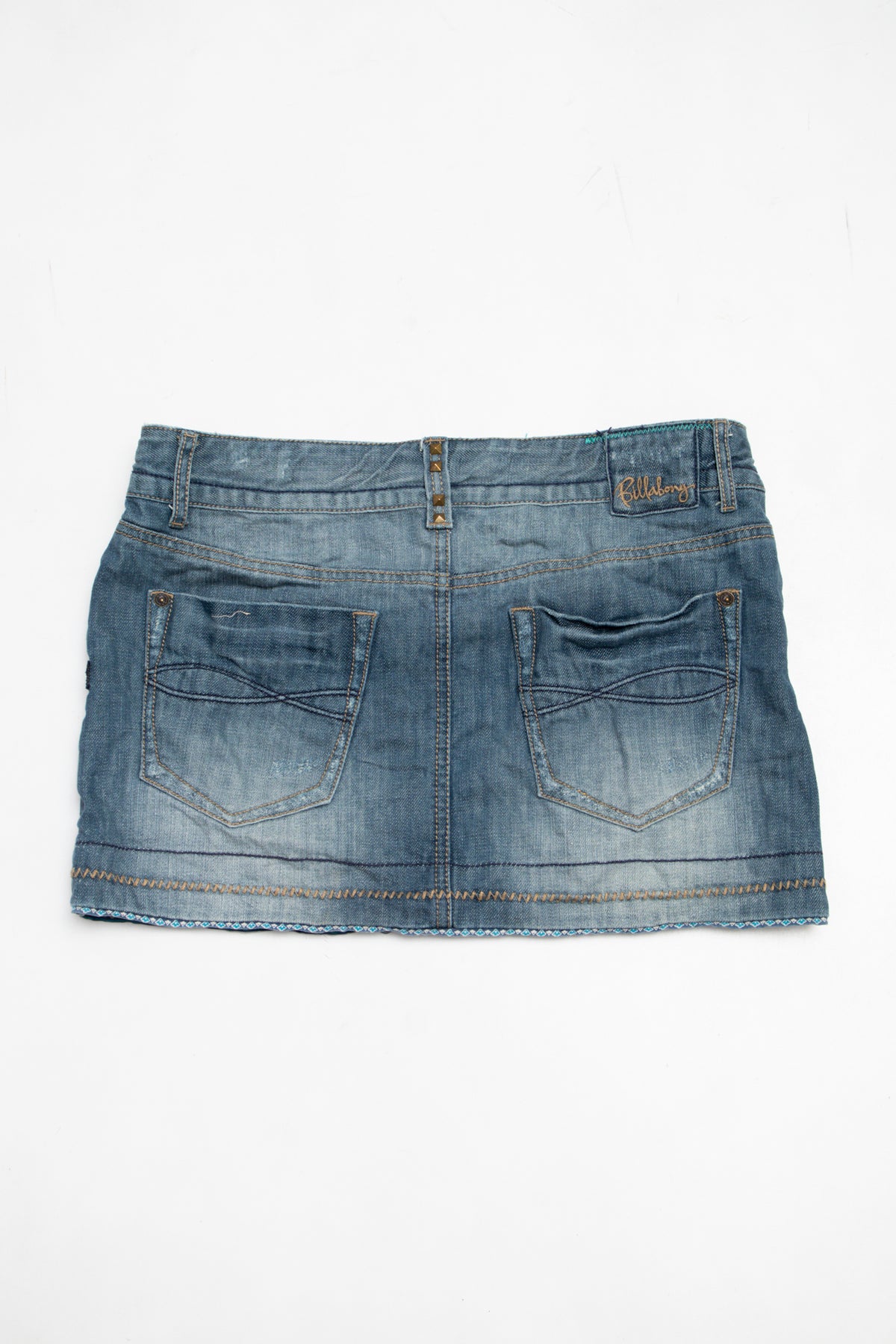 #073 Billabong Mini Skirt Blue | c. 204 | Size 8